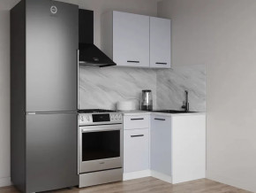 Кухонный гарнитур угловой Смоки-1000х1000 МДФ столешница 26 мм в Советском - sovetskij.mebel-tymen.ru | фото