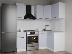 Кухонный гарнитур угловой Смоки-2000х1200 МДФ столешница 26 мм в Советском - sovetskij.mebel-tymen.ru | фото