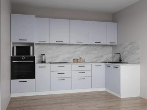 Кухонный гарнитур угловой Смоки-3200х1400 МДФ столешница 38 мм в Советском - sovetskij.mebel-tymen.ru | фото