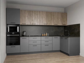 Кухонный гарнитур угловой Умбра-3200х1400 МДФ столешница 26 мм в Советском - sovetskij.mebel-tymen.ru | фото