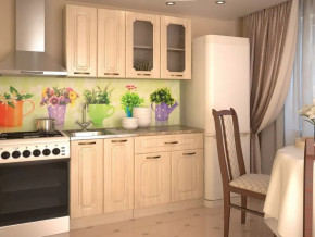 Кухонный прямой гарнитур 4, 1400 мм, Грецкий орех в Советском - sovetskij.mebel-tymen.ru | фото