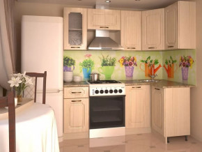 Кухонный угловой гарнитур 12, 2000x1100 мм, правый, Грецкий орех в Советском - sovetskij.mebel-tymen.ru | фото