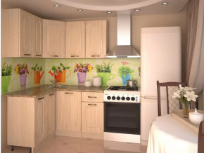 Кухонный угловой гарнитур 14, 1200x1400, левый, Грецкий орех в Советском - sovetskij.mebel-tymen.ru | фото