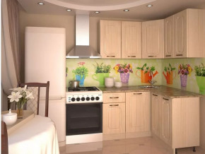 Кухонный угловой гарнитур 14, 1400x1200, правый, Грецкий орех в Советском - sovetskij.mebel-tymen.ru | фото