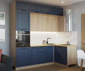 Кухонный угловой гарнитур арт.7, 2400x1200 мм, Океания/Кристалл в Советском - sovetskij.mebel-tymen.ru | фото