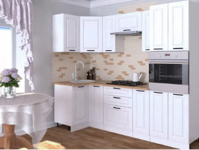 Кухонный угловой гарнитур арт.9, 1000x2500 мм, Белый/Вегас в Советском - sovetskij.mebel-tymen.ru | фото