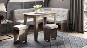 Кухонный уголок «Барселона» Дуб Сонома трюфель, Микровелюр Duna Brilliant в Советском - sovetskij.mebel-tymen.ru | фото