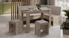 Кухонный уголок «Пекин» Дуб крафт серый, Микровелюр Duna Brilliant в Советском - sovetskij.mebel-tymen.ru | фото