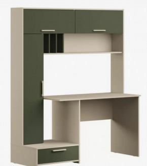 Лайт Стол письменный 03.243 Н (Сатин/Дымчатый зеленый) в Советском - sovetskij.mebel-tymen.ru | фото