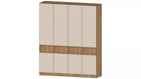 Ленора Шкаф 4х ств. Дуб вотан/Кашемир в Советском - sovetskij.mebel-tymen.ru | фото