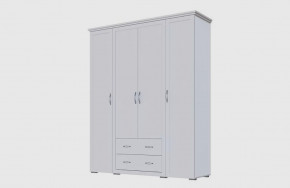 ЛЕНЬЯНА Шкаф 4х дв. 2ящ. (ш1842*г550*2244мм), Белый в Советском - sovetskij.mebel-tymen.ru | фото