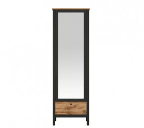 LOFT шкаф SZF1W1S/60 (Дуб вотан/Черный) в Советском - sovetskij.mebel-tymen.ru | фото