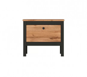 LOFT тумба KOM1K/55 (Дуб вотан/Черный) в Советском - sovetskij.mebel-tymen.ru | фото