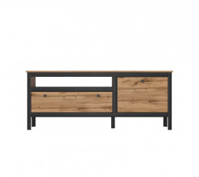 LOFT тумба RTV1D1S (Дуб вотан/Черный) в Советском - sovetskij.mebel-tymen.ru | фото