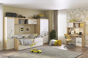 Детский гарнитур Форсаж К1 дуб сонома/белый в Советском - sovetskij.mebel-tymen.ru | фото