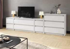 Модульная гостиная Айден Белое дерево в Советском - sovetskij.mebel-tymen.ru | фото