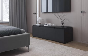 Модульная гостиная Берген Диамант серый в Советском - sovetskij.mebel-tymen.ru | фото