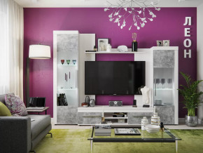 Модульная гостиная Леон в Советском - sovetskij.mebel-tymen.ru | фото