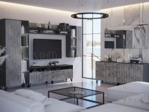 Модульная гостиная Оливия Мрамор Глянец в Советском - sovetskij.mebel-tymen.ru | фото