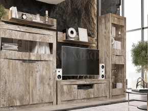 Модульная гостиная Ривьера Дуб Юкон, Бетон темный в Советском - sovetskij.mebel-tymen.ru | фото