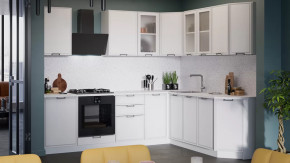 Модульная кухня «Белладжио» Белый, Фон белый в Советском - sovetskij.mebel-tymen.ru | фото