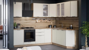 Модульная кухня «Белладжио» Дуб Крафт золотой, Софт панакота в Советском - sovetskij.mebel-tymen.ru | фото