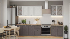 Модульная кухня «Бьянка» Дуб крафт золотой/Дуб белый/Дуб серый в Советском - sovetskij.mebel-tymen.ru | фото