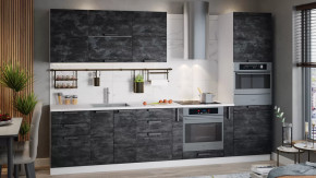 Модульная кухня «Детройт» Белый/Угольный Камень в Советском - sovetskij.mebel-tymen.ru | фото