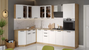 Модульная кухня «Детройт» Дуб крафт золотой/Белый глянец в Советском - sovetskij.mebel-tymen.ru | фото