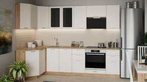 Модульная кухня «Габриэлла» Дуб крафт золотой/Крем в Советском - sovetskij.mebel-tymen.ru | фото