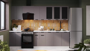 Модульная кухня «Гренада» Белый, Холст Вулкан в Советском - sovetskij.mebel-tymen.ru | фото