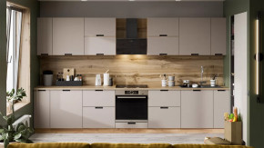 Модульная кухня «Гренада» Дуб Крафт золотой, Холст латте в Советском - sovetskij.mebel-tymen.ru | фото