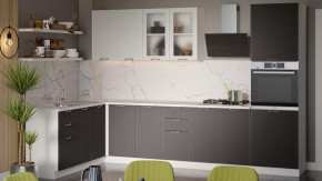 Модульная кухня «Кимберли» Белый, Сноу, Муссон в Советском - sovetskij.mebel-tymen.ru | фото