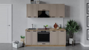 Модульная кухня «Лорас» Дуб крафт золотой/Холст латте в Советском - sovetskij.mebel-tymen.ru | фото