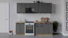 Модульная кухня «Лорас» Дуб крафт золотой/Холст вулкан в Советском - sovetskij.mebel-tymen.ru | фото