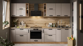 Модульная кухня «Тиана» Дуб Крафт золотой, Мокко супермат в Советском - sovetskij.mebel-tymen.ru | фото