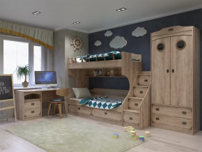 Модульная подростковая Мираж-1 Дуб баррик в Советском - sovetskij.mebel-tymen.ru | фото