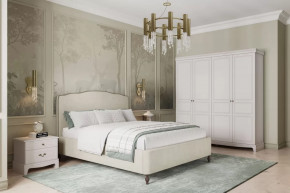 Модульная спальня Лорето Персидский жемчуг/Лак Льняной в Советском - sovetskij.mebel-tymen.ru | фото