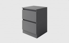 МОРИ ТПМ400.2 Тумба с 2мя ящ. (ш402*г420*в558мм), ЛДСП графит (МП) в Советском - sovetskij.mebel-tymen.ru | фото