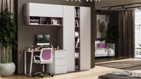 Набор детской мебели «Порто» №9 Белый жемчуг, Виола, Белый софт в Советском - sovetskij.mebel-tymen.ru | фото