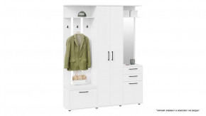 Набор мебели для прихожей «Витра» Тип 2 Белый Ясень в Советском - sovetskij.mebel-tymen.ru | фото