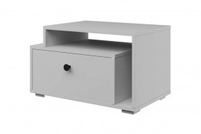 Оскар Тумба прикроватная 1 ящик Белый снег в Советском - sovetskij.mebel-tymen.ru | фото