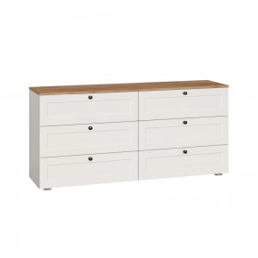 Остин Комод 16.240 Белый PE шагрень, Дуб Вотан 065 R в Советском - sovetskij.mebel-tymen.ru | фото