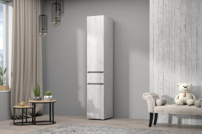 Пенал МС Лиана Дуб Крафт Белый/Артвуд Темный в Советском - sovetskij.mebel-tymen.ru | фото