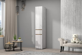 Пенал МС Лиана Дуб Крафт Белый/Дуб Крафт Золотой в Советском - sovetskij.mebel-tymen.ru | фото