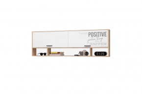 Полка для книг Джуниор, дуб сонома/ белый в Советском - sovetskij.mebel-tymen.ru | фото