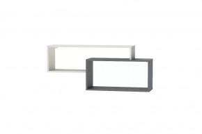 Полка Клео Пл-1, 1150 мм, графит, миндаль Диал в Советском - sovetskij.mebel-tymen.ru | фото