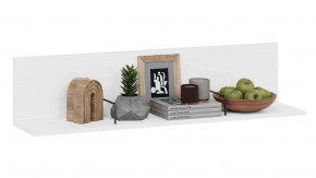 Полка настенная «Тиффани» (1092) Тип 2 Белый снег в Советском - sovetskij.mebel-tymen.ru | фото