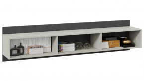 Полка навесная «Оксфорд-2» Матера, Дуб крафт белый с рисунком в Советском - sovetskij.mebel-tymen.ru | фото