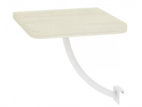 Полка прикроватная квадратная Милсон белая в Советском - sovetskij.mebel-tymen.ru | фото